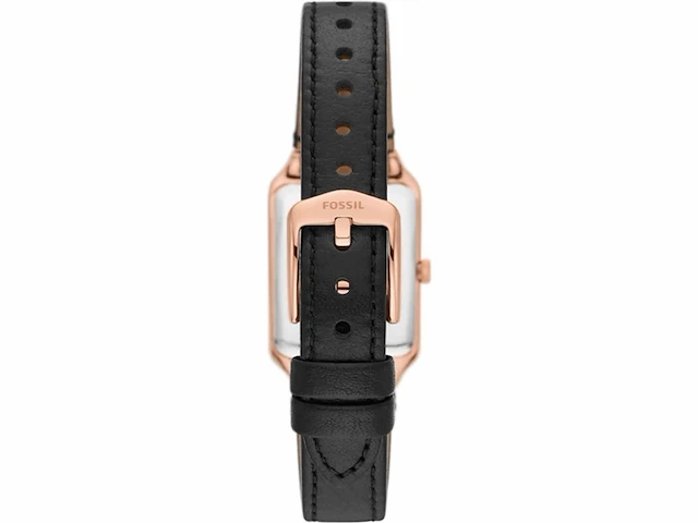 Fossil dameshorloge raquel quartz/3hand datum uurwerk 23mm leren band es5310 - afbeelding 2 van  4