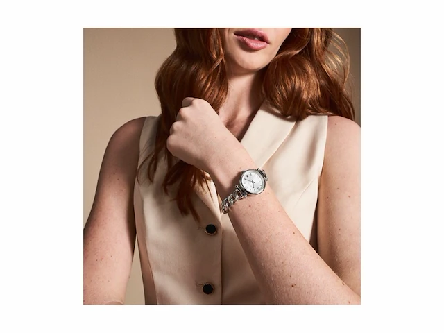 Fossil es5331 vrouwen horloge zilverkleurig - afbeelding 2 van  4