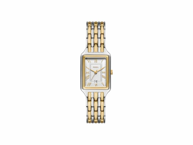 Fossil es5368 dames horloge raquel quartz uurwerk met drie wijzers zilverkleurig - afbeelding 1 van  4