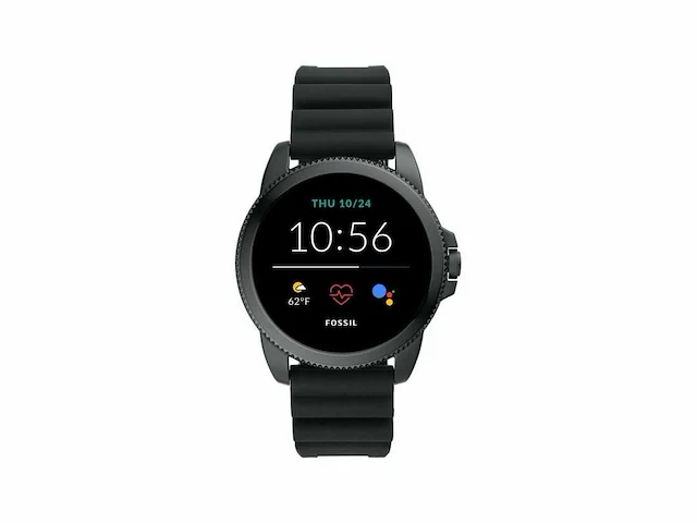 Fossil gen 5e ftw4047 heren smartwatch - 44 mm - zwart - afbeelding 1 van  2