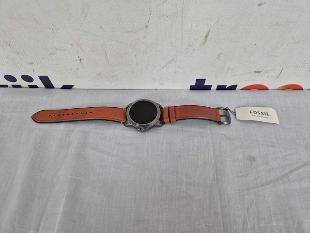 Fossil gen 5e ftw4055 heren smartwatch - 44 mm - bruin - afbeelding 2 van  2