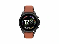 Fossil gen 6 ftw4062 smartwatch heren 44 mm - bruin - afbeelding 1 van  2