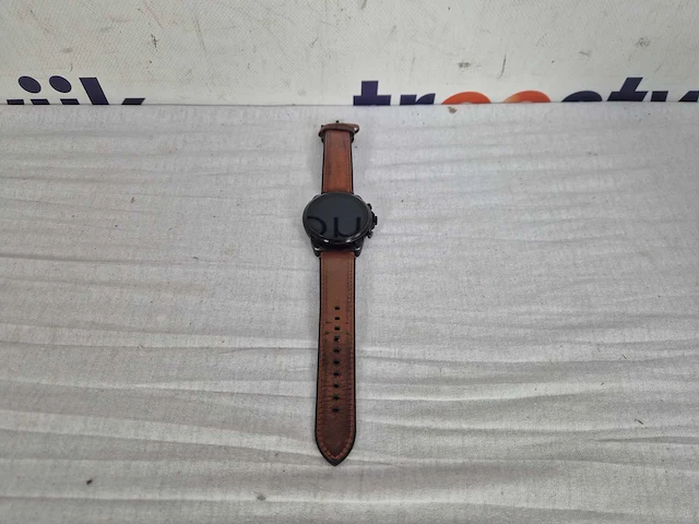 Fossil gen 6 ftw4062 smartwatch heren 44 mm - bruin - afbeelding 2 van  2