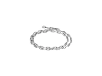 Fossil heritage roestvrijstalen damesarmband met karabijnsluiting zilver - afbeelding 1 van  4