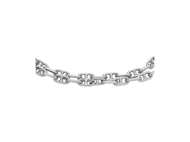 Fossil heritage roestvrijstalen damesarmband met karabijnsluiting zilver - afbeelding 2 van  4