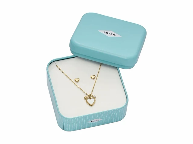 Fossil jf04246set geschenkset damesketting en oorbellen 470 mm - afbeelding 3 van  4