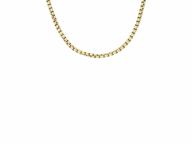 Fossil jf04504710 unisex ketting goudkleurig - afbeelding 1 van  2