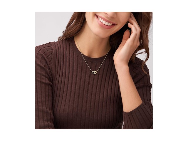 Fossil jf04582710 dames ketting - goudkleurig - afbeelding 4 van  4