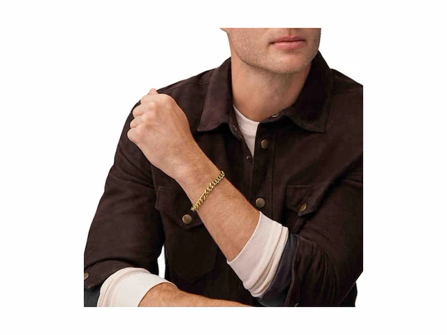 Fossil jf04616710 heren ketting goudkleurig - afbeelding 2 van  2