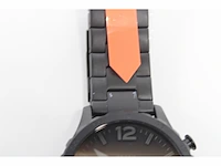 Fossil jr1401 herenhorloge nate roestvrij staal met schakelarmband - afbeelding 4 van  4
