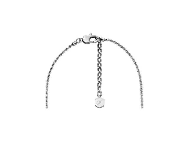 Fossil mannen collier zilverkleurig - afbeelding 3 van  4