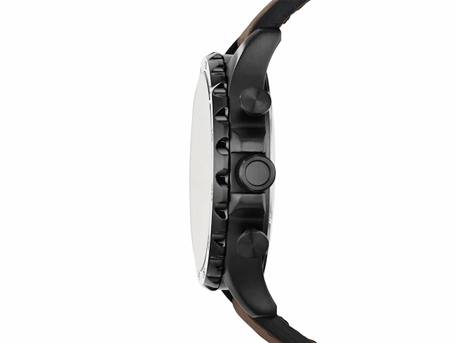 Fossil nate horloge voor heren quartz chronograaf met roestvrij stalen of lederen horlogeband - afbeelding 2 van  2