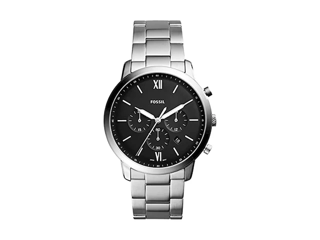 Fossil neutra fs5384 heren horloge zilver - afbeelding 1 van  2
