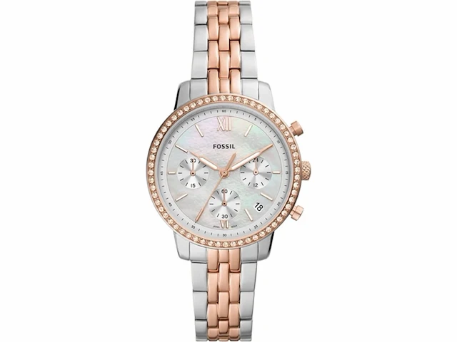 Fossil neutra horloge voor dames quartz chronograaf uurwerk - afbeelding 1 van  5