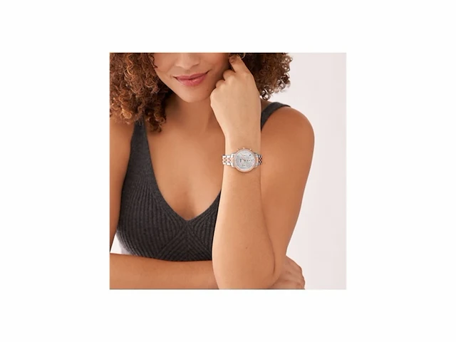 Fossil neutra horloge voor dames quartz chronograaf uurwerk - afbeelding 4 van  5