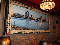 Foto in lijst. afmeting 310 x 140 cm. - afbeelding 1 van  2