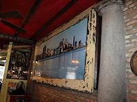 Foto in lijst. afmeting 310 x 140 cm. - afbeelding 2 van  2