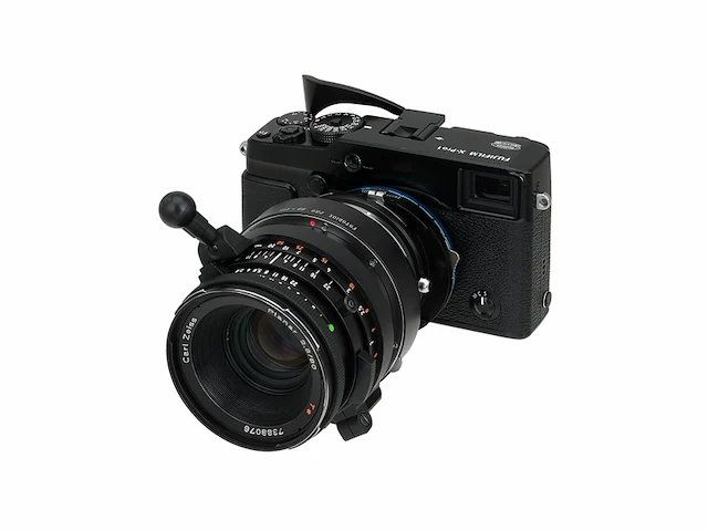 Fotodiox pro lens mount shift adapter hasselblad mount lenzen naar fujifilm xserie spiegelloze cameraadapter - afbeelding 3 van  4