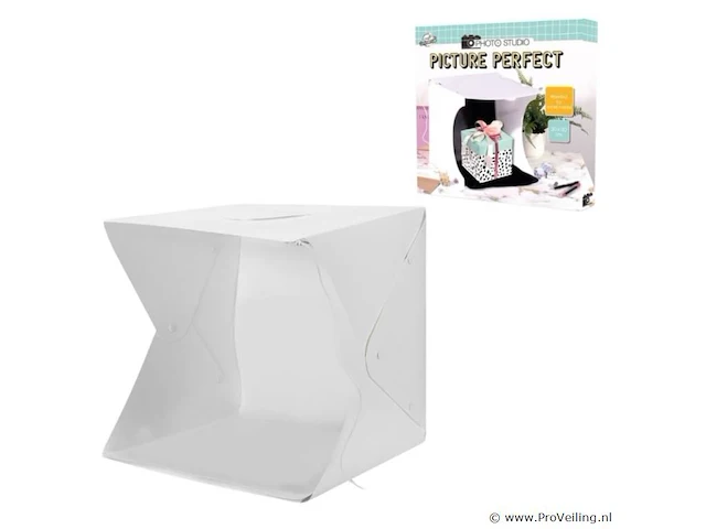 Fotostudio met ledlicht - afbeelding 1 van  4