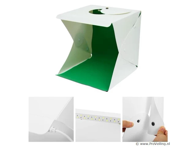 Fotostudio met ledlicht - afbeelding 4 van  4