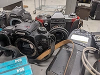 Fototoestellen + benodigdheden., canon, pratica, olimpus - afbeelding 7 van  20