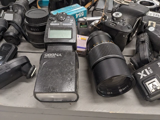 Fototoestellen + benodigdheden., canon, pratica, olimpus - afbeelding 8 van  20