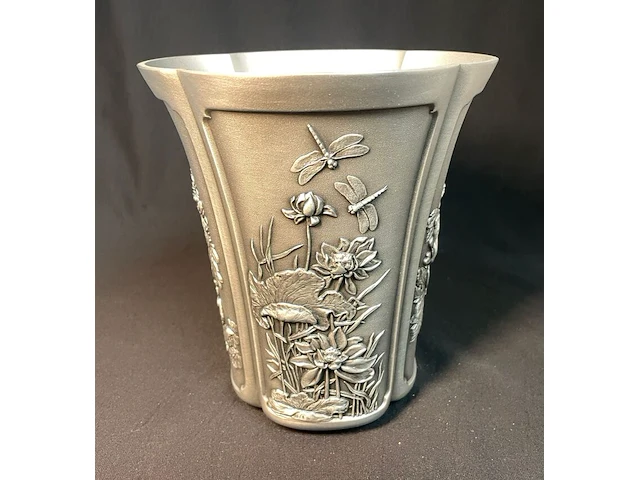 Four seasons champagne ice bucket - royal selangor pewter - afbeelding 2 van  6