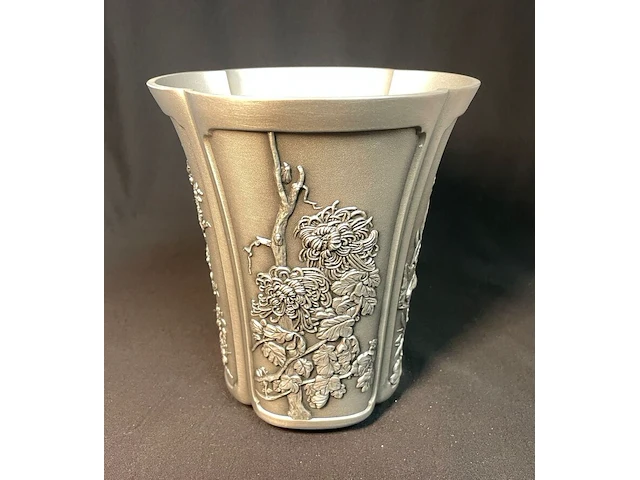 Four seasons champagne ice bucket - royal selangor pewter - afbeelding 3 van  6