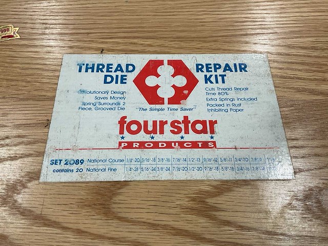 Four star thread repair kit - afbeelding 4 van  5