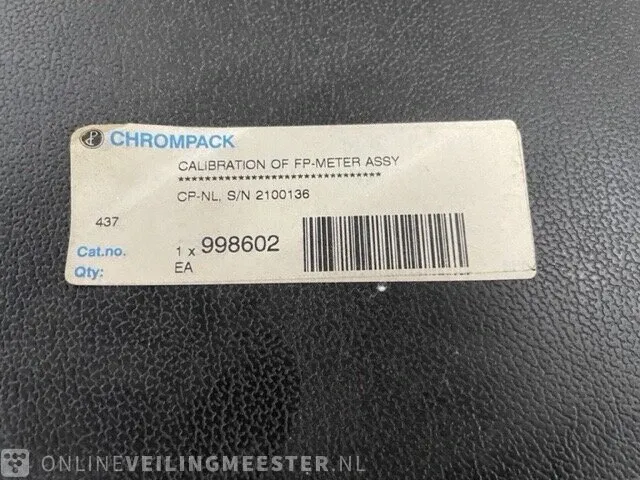 Fp meter chrompack, fp 407 - afbeelding 5 van  5