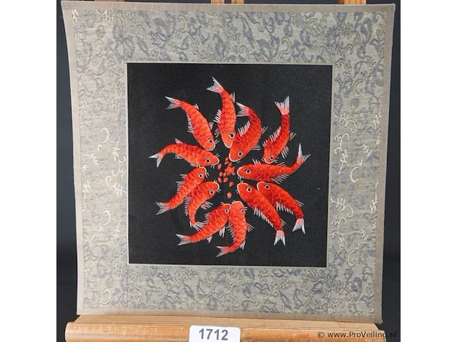 Fraai kunstwerk (geborduurd?) - afbeelding 1 van  5