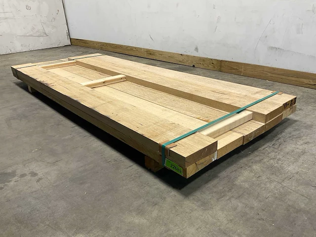 Fraké balk - 245x20,5x5 cm (8x) - afbeelding 1 van  7