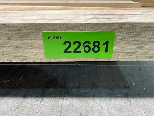 Fraké balk - 430x10,5x5 cm (8x) - afbeelding 6 van  6