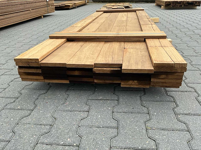 Frake geschaafde plank (3050x140x18mm) (38x) - afbeelding 2 van  4