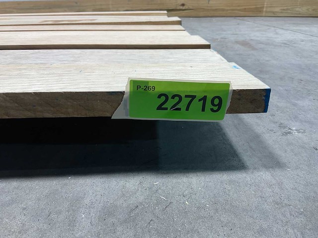 Fraké plank - 360x10,5x2,3 cm (10x) - afbeelding 7 van  7
