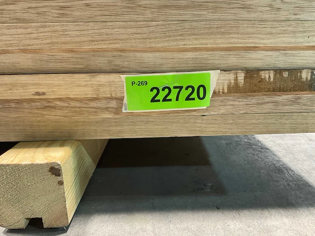 Fraké plank - 390x10,5x2,3 cm (31x) - afbeelding 7 van  7