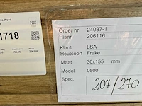 Fraké plank 270x15,5x3 cm (25x) - afbeelding 6 van  7