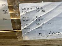 Fraké plank 300x15,5x3 cm (25x) - afbeelding 5 van  6