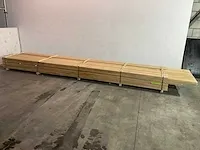 Fraké plank met mes en groef 510x14.7x2 cm (14x) - afbeelding 1 van  6