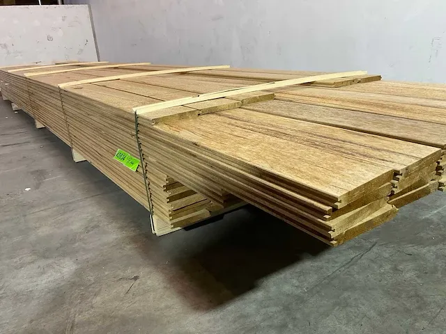 Fraké plank met mes en groef 510x14.7x2 cm (14x) - afbeelding 3 van  6