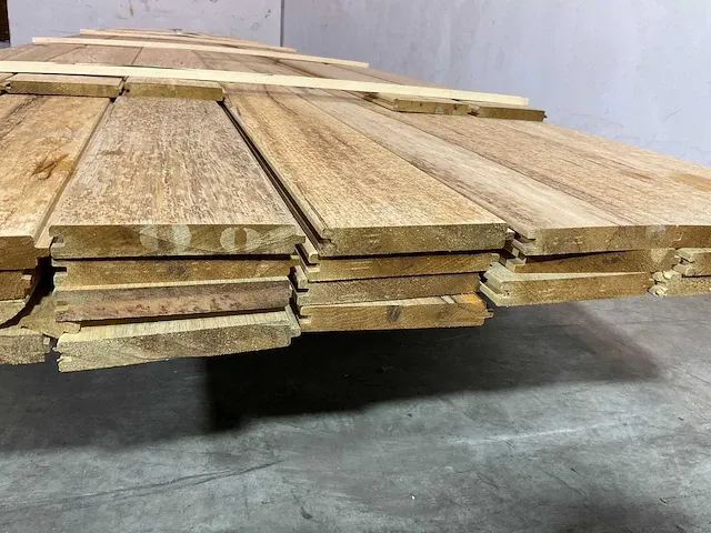 Fraké plank met mes en groef 510x14.7x2 cm (14x) - afbeelding 4 van  6