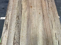 Fraké plank met mes en groef partij 210-270x9.7x2 cm - afbeelding 4 van  7