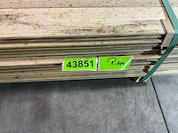 Fraké plank met mes en groef partij 210-270x9.7x2 cm - afbeelding 7 van  7