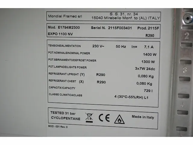 Framec - 2115f - vriezer - afbeelding 5 van  5