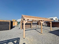 Frameconstructie klassiek zadeldak - 1230x410x340 cm - afbeelding 3 van  7