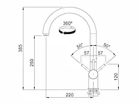 Franke - active neo nikkel - keukenmengkraan - afbeelding 2 van  7