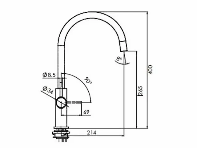 Franke - ambient rvs - keukenkraan - afbeelding 2 van  9