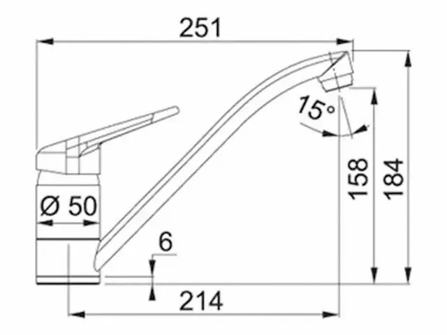 Franke - delta novare plus - keukenkraan - afbeelding 2 van  9