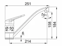 Franke - delta novare plus - keukenkraan - afbeelding 2 van  9