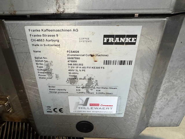 Franke - fcs4026 - koffiemachine - afbeelding 16 van  18